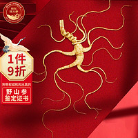 长白山人参 约30年野山参礼盒约11-17克（带野山参鉴定证书）深山密林下生长野外人参 泡酒材料