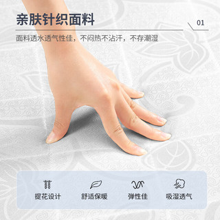  意米之恋 可折叠 椰棕床垫  5CM厚 3E 椰棕床垫 1.2m*2m