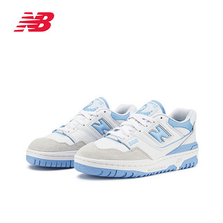 new balance NB官方奥莱 男女鞋秋冬靓丽天蓝运动篮球板鞋BB550LS