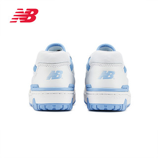 new balance NB奥莱 男女鞋秋冬靓丽天蓝运动篮球板鞋BB550LS