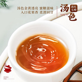 凤牌 滇红茶 2023年 滇红毛峰 罐装 100g