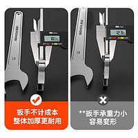 88VIP：胜达 ®五金工具机械锻造重型呆头开口多功能手动维修单头呆扳手