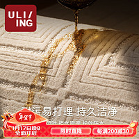 ULI/ING 优立地毯 创新二代拒水纤维丝客厅地毯 廊音-160*230cm