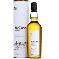 AnCnoc 安努克 12年 纯麦 苏格兰威士忌 40%vol 700ml