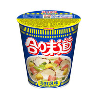 NISSIN 日清食品 日清方便面 合味道 海鲜风味代餐零食夜宵泡面76g*1杯装桶装泡面