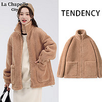 La Chapelle City 拉夏贝尔 女士新款摇粒绒上衣外套