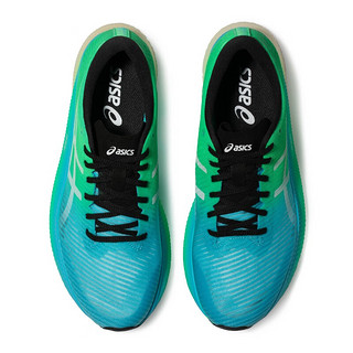 亚瑟士ASICS男鞋轻便竞速碳板跑鞋跑步鞋舒适运动鞋 METASPEED SKY 蓝绿色/黑色 44