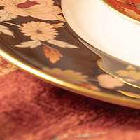 NARUMI日本NARUMI/鸣海Mirei 27cm盘/面包碟/23cm深底盘/32cm长圆形盘 27cm盘(黑)/51685-1557无盒