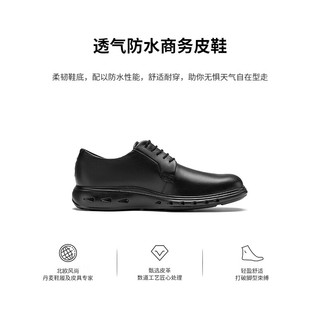 爱步 524704 混动防水720 黑色 42 商务正装鞋