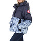  限尺码：CANADA GOOSE 海军蓝/灰霾/浅灰色 Regeneration系列 Junction 羽绒派克  2602W1-1306　