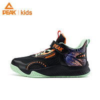 匹克童鞋儿童2024年春款篮球鞋实战男童篮球鞋中大童运动鞋 黑色/荧光橙 32码