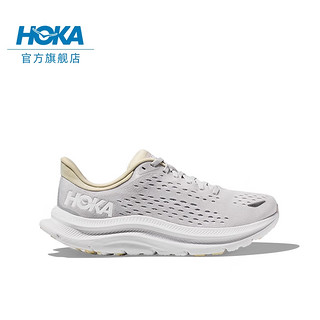 HOKA ONE ONE 女款秋冬卡瓦纳公路跑步鞋 云雾灰/冰流蓝 38