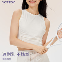 无袖运动背心女修身外穿紧身速干内衣服上衣带跑步瑜伽服短袖
