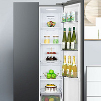 Midea 美的 冰箱465升一级 双变频 对开门 风冷无霜 家用薄款