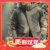 MADEN 马登 山系鸭绒立领连帽羽绒服