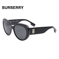 BURBERRY 博柏利 男女款墨镜黑色镜框时尚出行送女友太阳镜4298