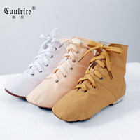 爵士舞鞋高帮男舞蹈鞋软底练功鞋现代舞芭蕾舞鞋靴子男士女儿童