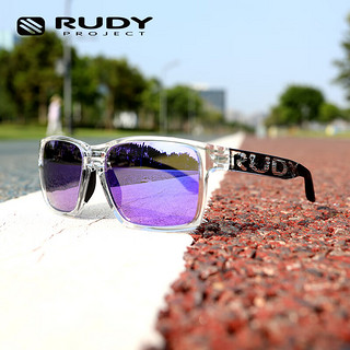 Rudy Project 璐迪 时尚跑步眼镜男女运动太阳镜马拉松越野赛乌贼联名同款SPINAIR 57 光泽水晶