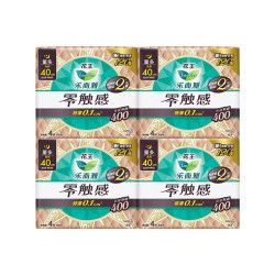 乐而雅 零触感特薄 卫生巾  夜用40cm   任//选4包
