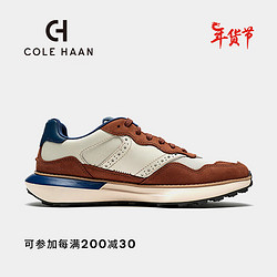 COLE HAAN 歌涵 男士低帮休闲鞋 C38471 白色/棕色 42.5