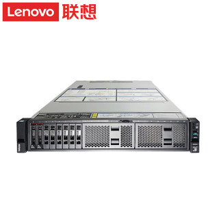 联想服务器主机SR658丨AI训练丨GPU深度学习丨SR658丨1颗3204 6核1.9G丨64G内存丨2块480G+3块8T硬盘丨阵列卡