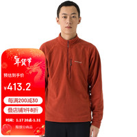mont·bell 春秋户外男士立领抓绒衣柔软舒适保暖上衣 1104983 辣椒红 PAP-C M