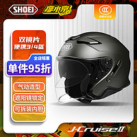 SHOEI J-CRUISE2 摩托车四分之三盔 ANTHRACITE METALLIC S