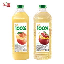 汇源 100%苹果桃混合果汁 2L*2瓶