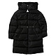 MONCLER 盟可睐 女孩黑色 Chalain 长款羽绒风衣 H29541C00006-54155-999