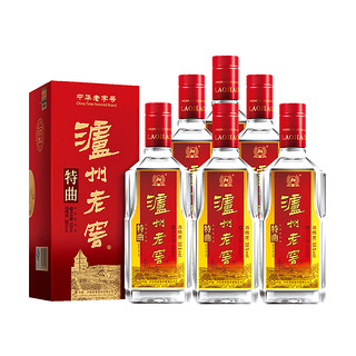 88VIP：泸州老窖 特曲38度500ml*6瓶整箱装浓香型高度白酒官方自营