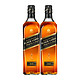  88VIP：尊尼获加 黑牌黑方苏格兰威士忌 500ml*2瓶　