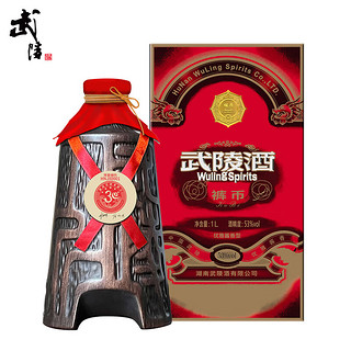 武陵酒 裤币 53度酱香型高度白酒 典藏佳品 53度 1000mL 1瓶