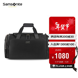 Samsonite 新秀丽 女士时尚手提包简约商务旅行袋行李袋黑色 NO0*09002