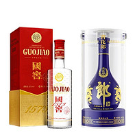 爆卖年货：国窖1573 52度 500ml+53度青花郎酒 500ml