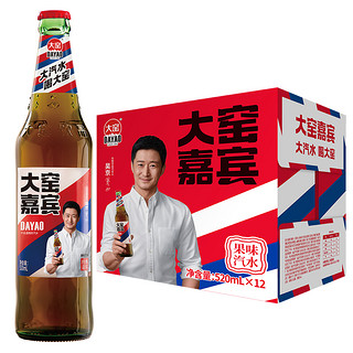 88VIP：大窑 内蒙特产大窑碳酸饮料嘉宾玻璃瓶怀旧汽水520ml*12瓶整箱