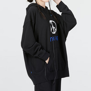 耐克（NIKE）女装上衣 秋冬季时尚休闲运动服训练服透气套头衫卫衣 FB1823-010 M(160/84A)