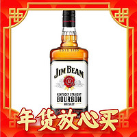 爆卖年货：JIM BEAM 金宾 调和 波本威士忌 40%vol 1L