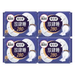 kotex 高洁丝 卫生巾放肆睡夜用 280mm 32片
