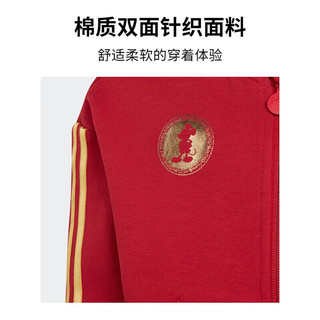 阿迪达斯（adidas）童装小童外套米奇100周年款春季男女儿童学院风宽松夹克IN7293 104cm