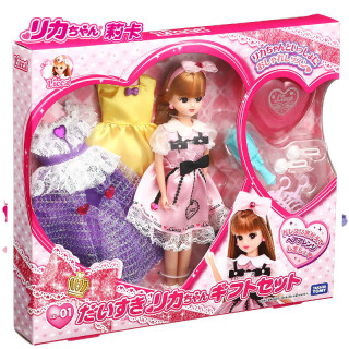 TAKARA TOMY多美Licca丽佳洋娃娃经典莉卡礼盒套装套装女孩过家家玩具
