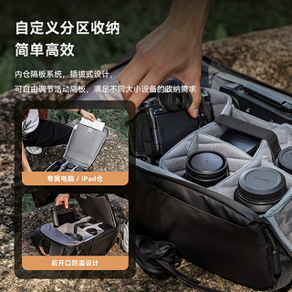 SmallRig 斯莫格单反相机包双肩复古迷彩大容量专业数码笔记本收纳包户外便携防水防潮干燥箱旅行摄影背包 防水大容量相机包（4298）