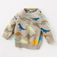 88VIP：戴维贝拉 童装男童毛衣针织衫小童宝宝秋季套头衫婴儿上衣