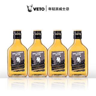 VETO牛头梗 苏格兰威士忌单一麦芽 洋酒夏日基酒 2019IWSC金 金版4瓶装