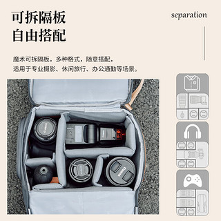 Cwatcun 单反相机包双肩多功能数码专业微单单反户外大容量便携多功能相机包