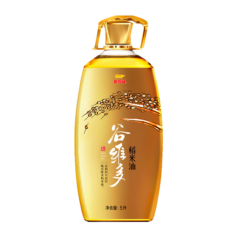 谷维多 金龙鱼谷维多特级稻米油5L/桶