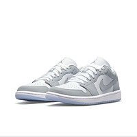 抖音超值购：AIR JORDAN NIKE/耐克AirJordan1女款低帮潮流复古灰白小迪奥烟灰DC0774-105