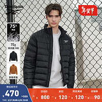 Reebok锐步男女经典时尚复古梭织轻薄运动羽绒服夹克 23FRC275UGH0 A/XL