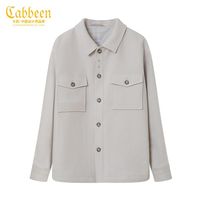 Cabbeen 卡宾 男装呢棉衣时尚休闲外套潮流宽松H