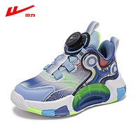 回力童鞋儿童运动鞋春季校园跑步鞋男童时尚篮球鞋 WZ828N蓝色30 30码