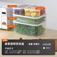 Citylong 禧天龙 保鲜盒厨房家用塑料食品级可微波炉 透明白 900ml